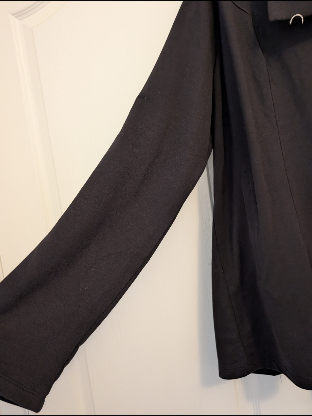 Lisa Rinna Collection Black Draped Jacket - Picture 3 of 5